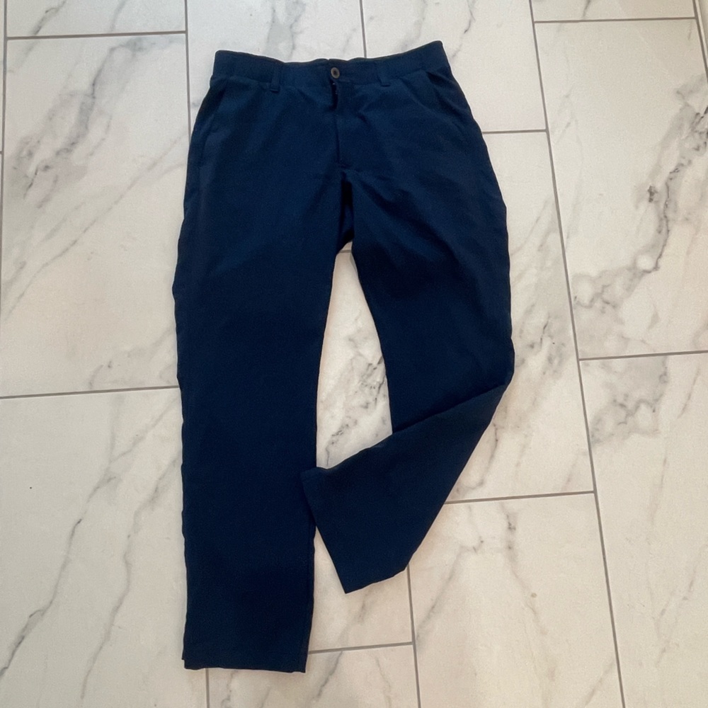 Men’s Under Armour, golf pants navy blue